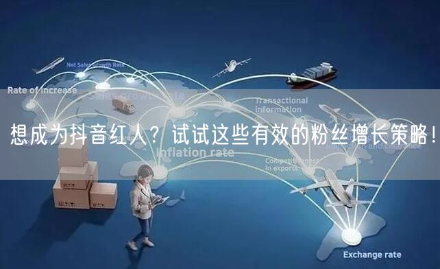 想成为抖音红人？试试这些有效的粉丝增长策略！