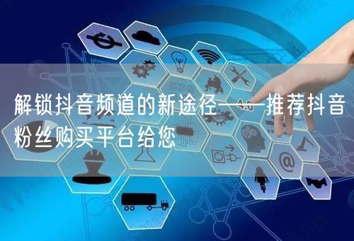 解锁抖音频道的新途径——推荐抖音粉丝购买平台给您
