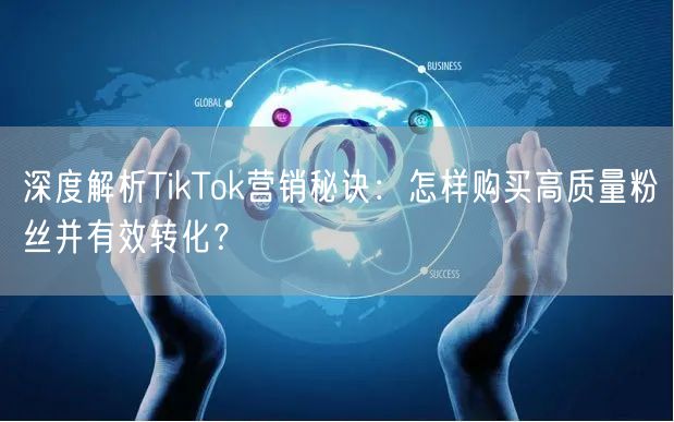 深度解析TikTok营销秘诀：怎样购买高质量粉丝并有效转化？