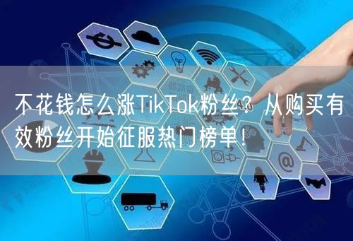 不花钱怎么涨TikTok粉丝？从购买有效粉丝开始征服热门榜单！