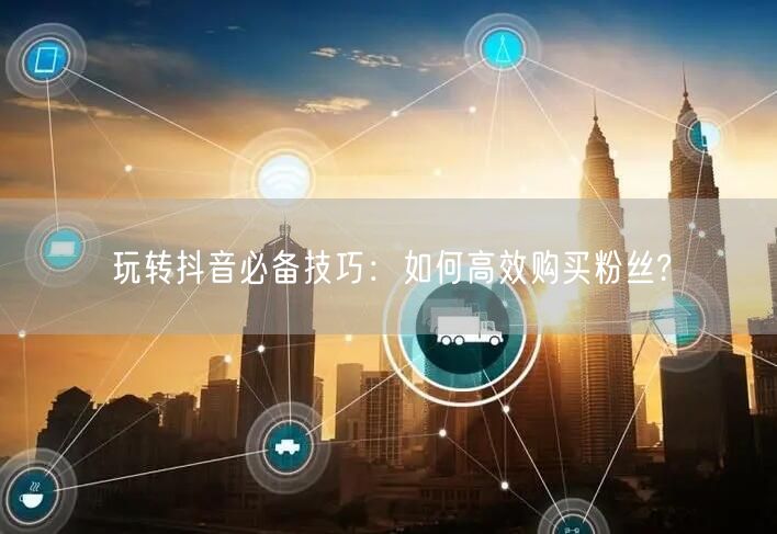 玩转抖音必备技巧：如何高效购买粉丝?