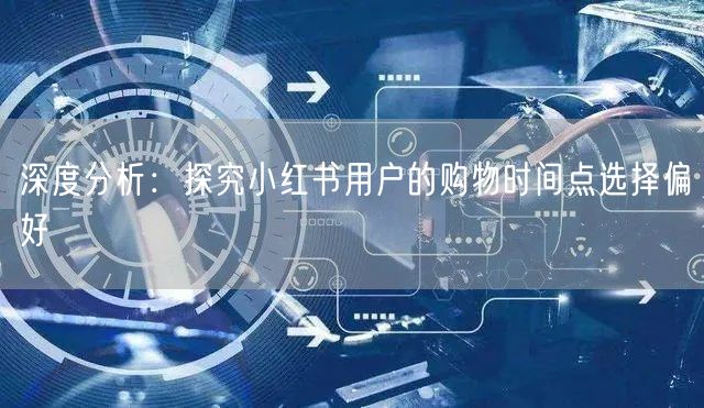 深度分析：探究小红书用户的购物时间点选择偏好