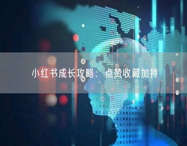 小红书成长攻略：点赞收藏加持