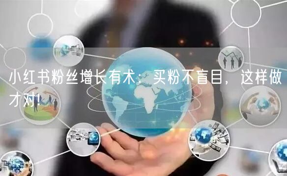 小红书粉丝增长有术：买粉不盲目，这样做才对!