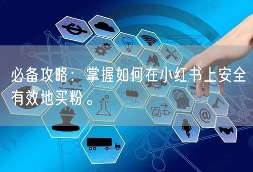 必备攻略：掌握如何在小红书上安全有效地买粉。