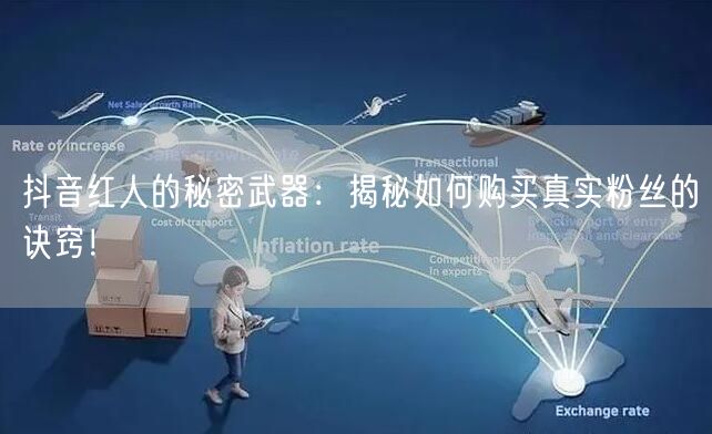抖音红人的秘密武器：揭秘如何购买真实粉丝的诀窍！