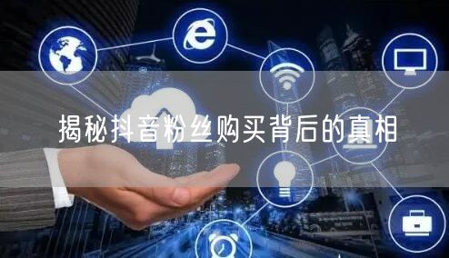 揭秘抖音粉丝购买背后的真相