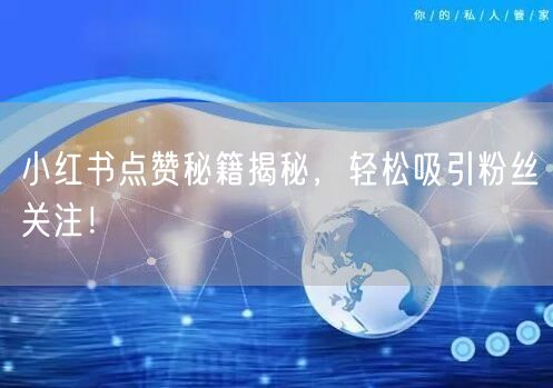 小红书点赞秘籍揭秘，轻松吸引粉丝关注！